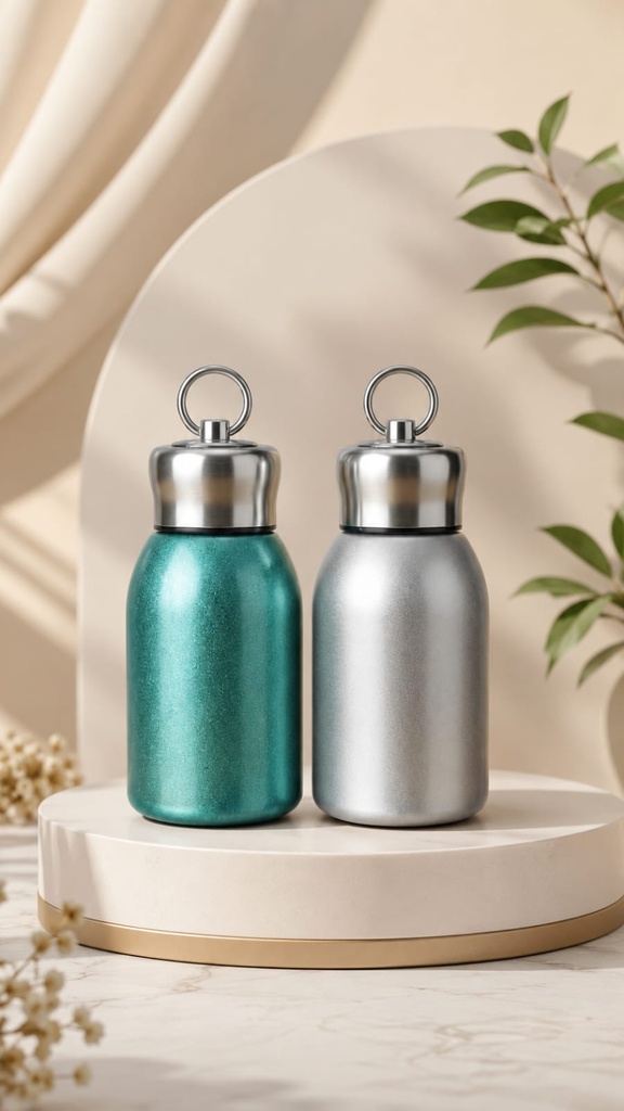 Mini Vaccum Flask - Ring Bottle (Assorted)
