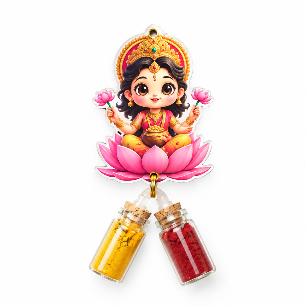 Lakshmi MDF Manjal kumkum (With Magnet)