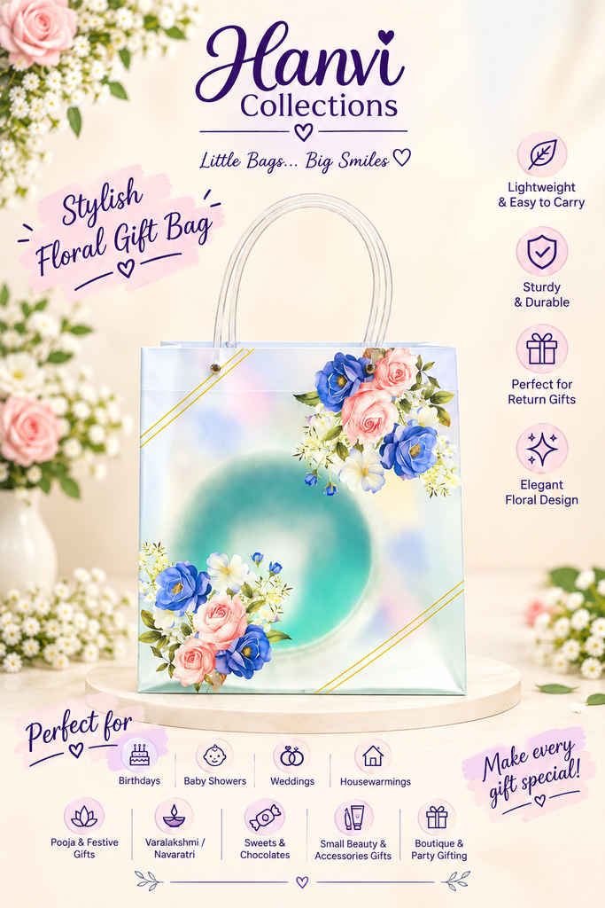 Elegant Floral Gift Bag